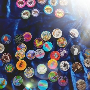 Vintage Pogs! Set of 46 and 1 slammer 🤗